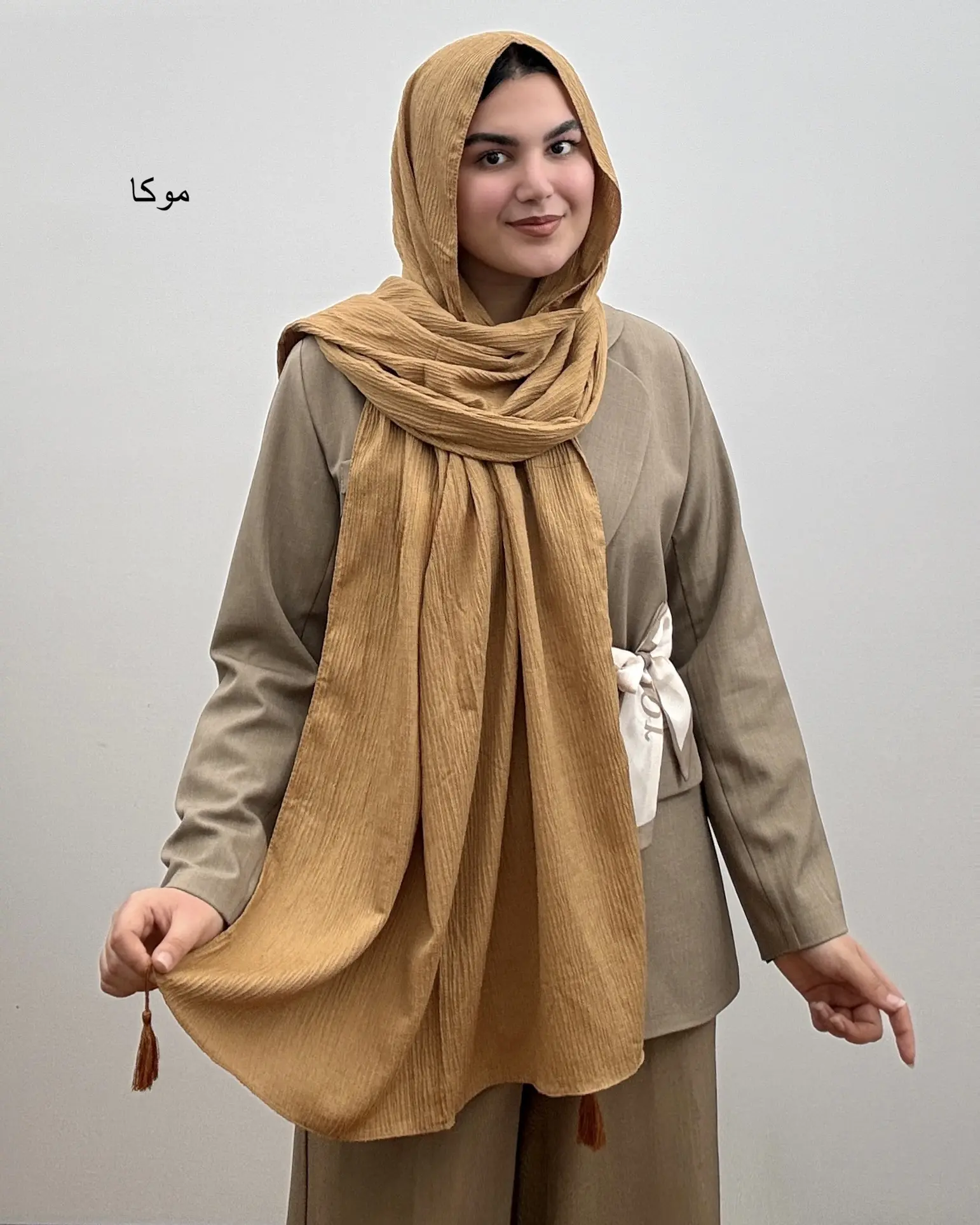 شال نخی دخترانه مدل دلینا